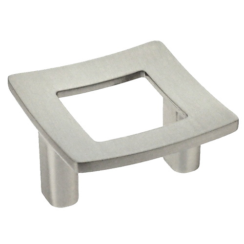 Bouton de meuble vintage frame inox satiné 50x23mm ea32mm