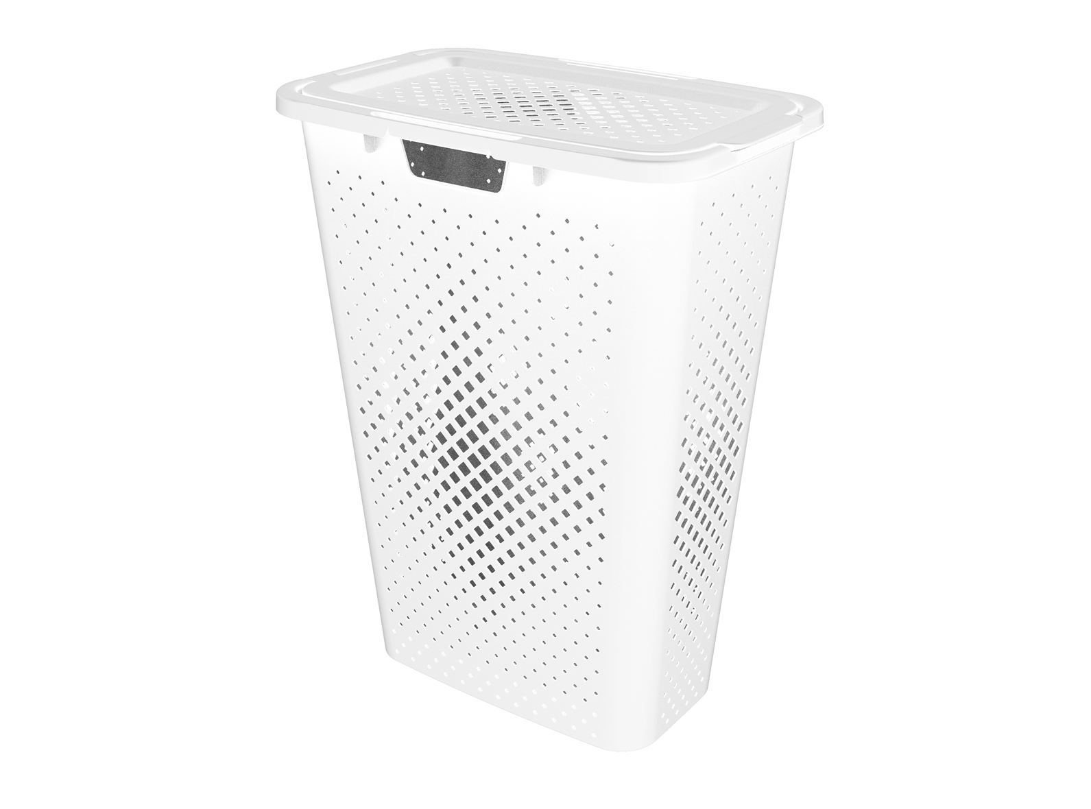 Coffre à linge Pixel Slim 40 L blanc - SUNDIS