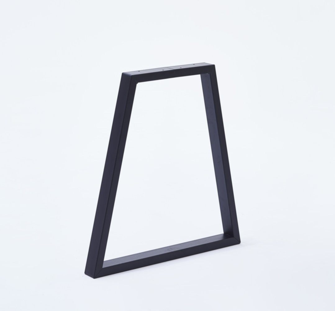 Pied de table trapèze HT 71 cm noir MOTTEZ