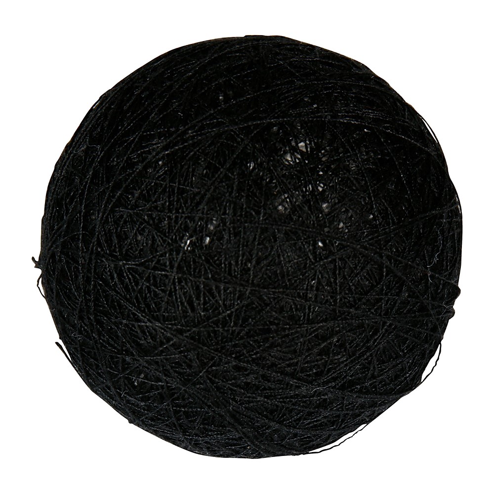 Boule tissu noir ⌀ 6 cm - OSTARIA