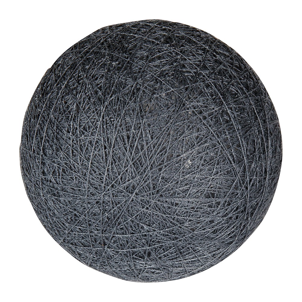 Boule tissu gris ⌀ 6 cm - OSTARIA