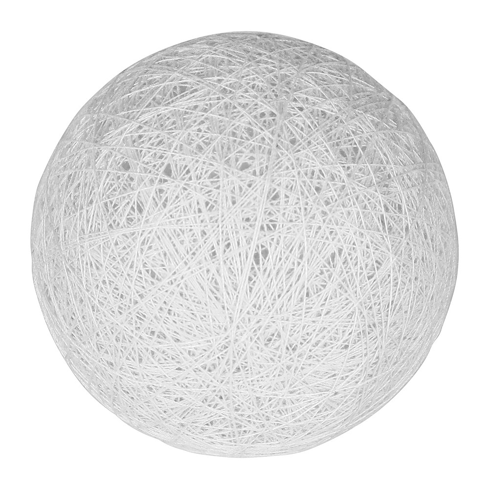 Boule tissu gris clair ⌀ 6 cm - OSTARIA