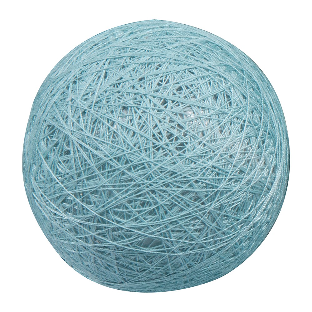 Boule tissu azur ⌀ 6 cm - OSTARIA