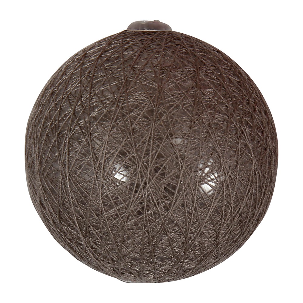 Boule tissu gris chaud foncé ⌀ 6 cm - OSTARIA