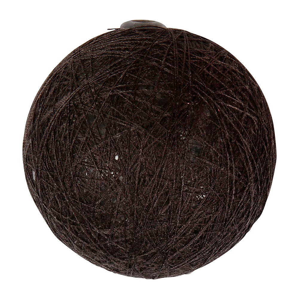 Boule tissu chocolat ⌀ 6 cm - OSTARIA