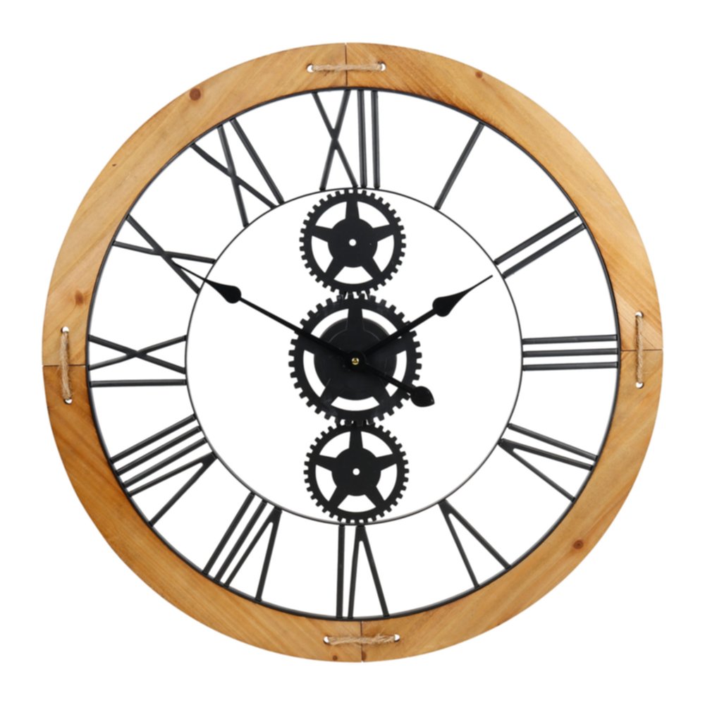 Horloge Métal/MDF Méca Ø70cm