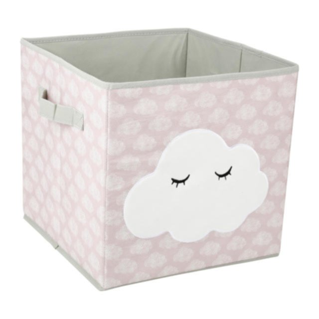 Bac de Rangement Pliable Nuage Gris H.30x30x30cm