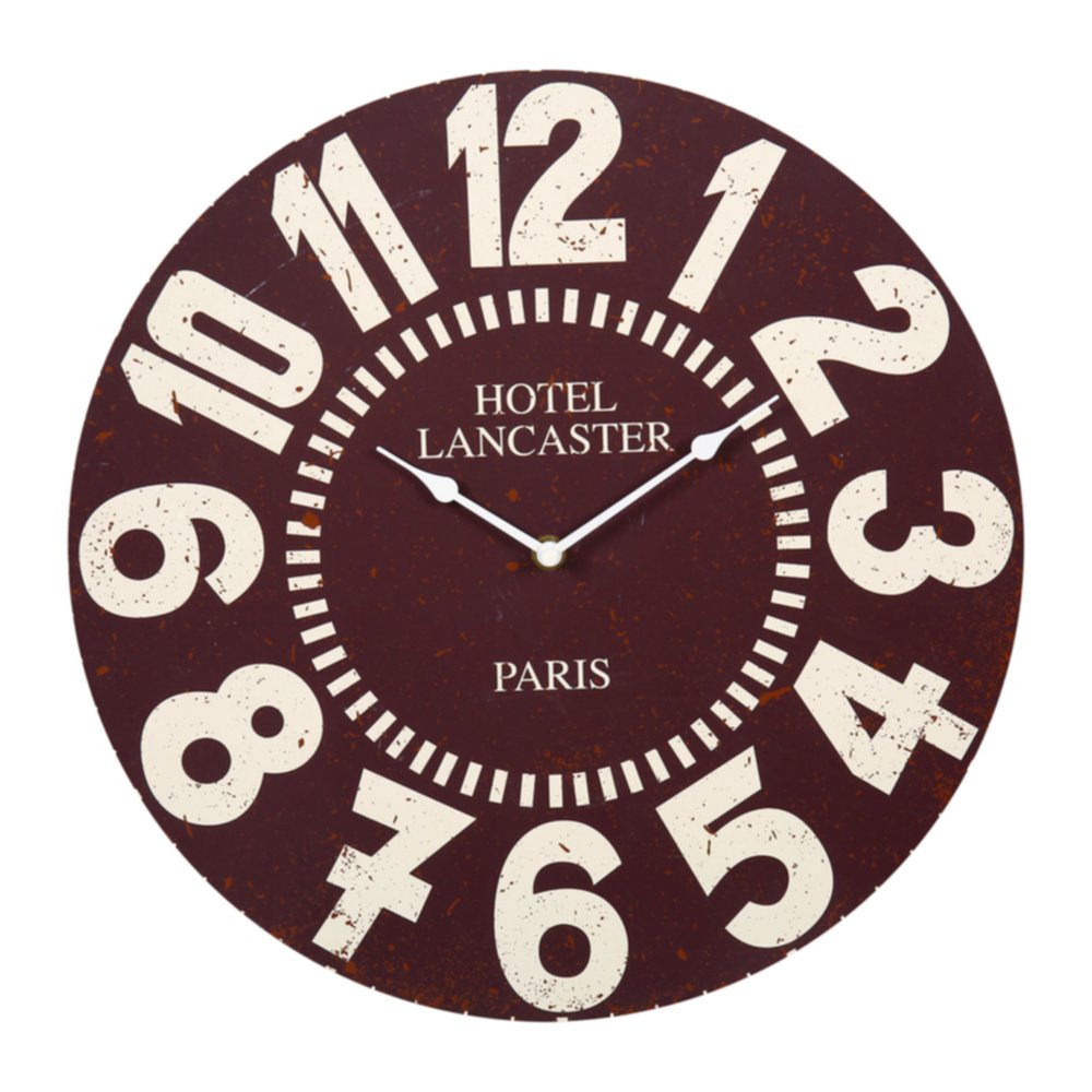 Horloge MDF Hotel Ø38cm