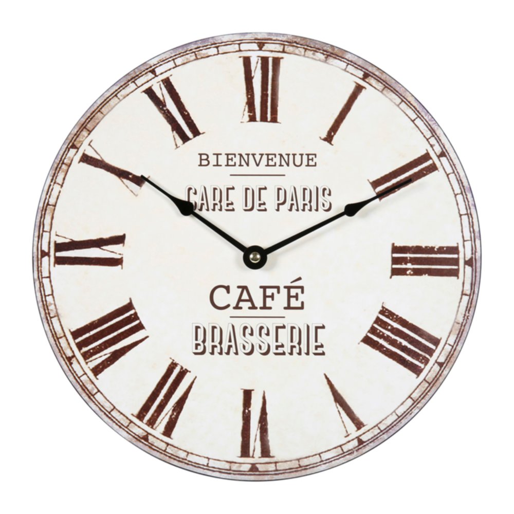 Horloge MDF Paris Ø30cm