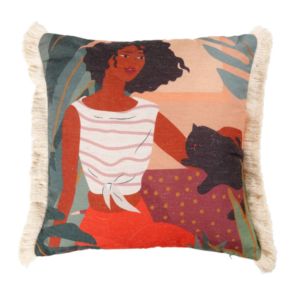 Housse de coussin carrée Nature 40 x 40 cm - OSTARIA