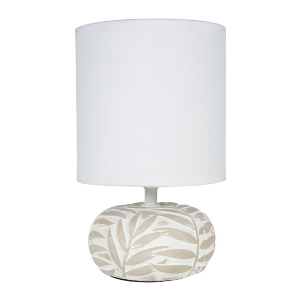 Lampe céramique en Céramique Monta Taupe 24,5x15x15cm 220V 40W