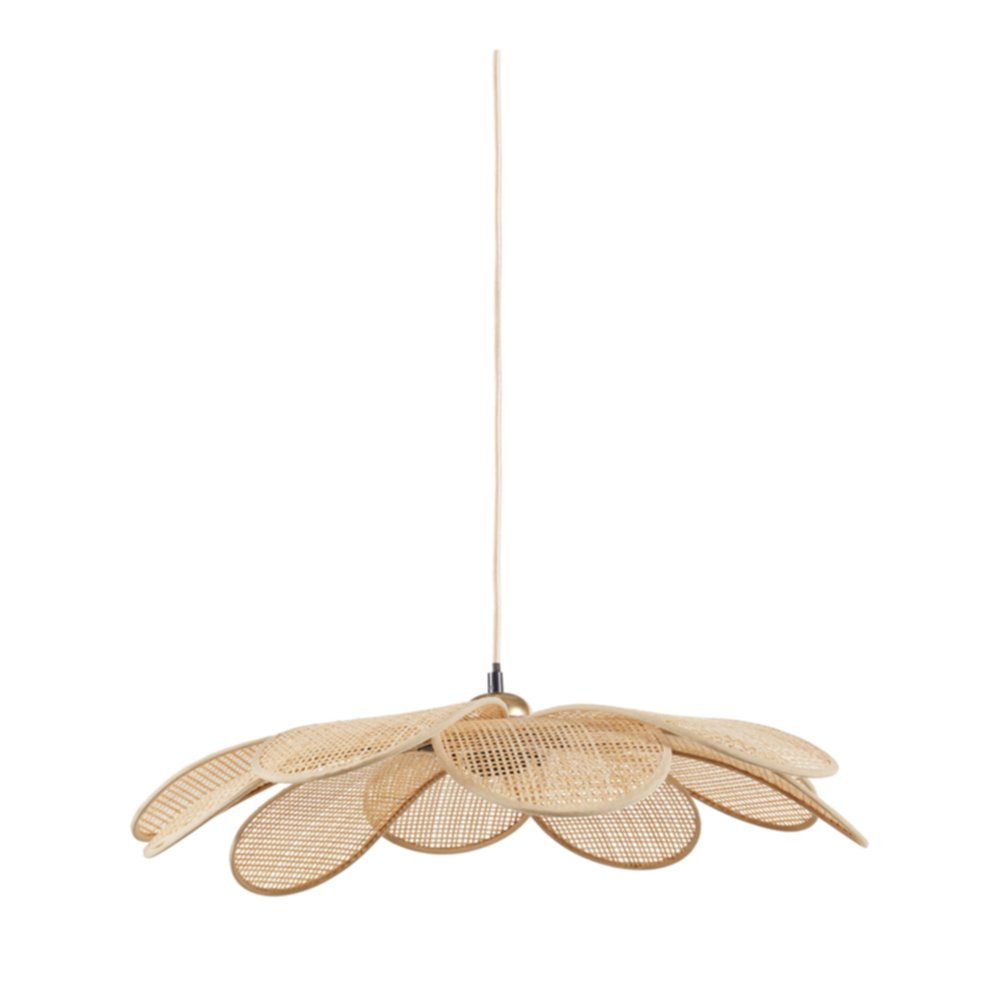 Suspension Bambou Petite Margaux Naturelle 10x60x60cm 220V 40W