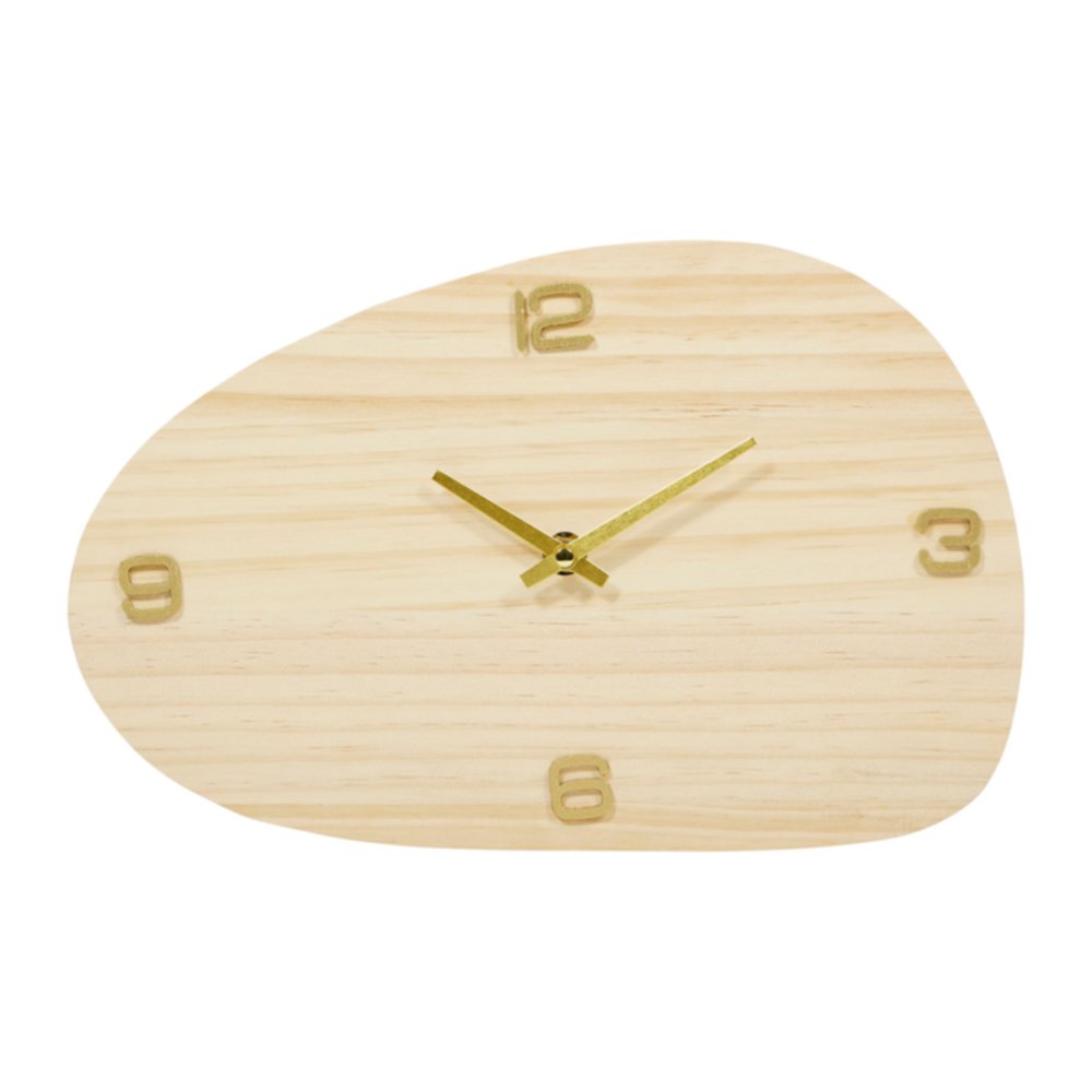 Horloge Pin Dalila Beige Dorée Ø30cm