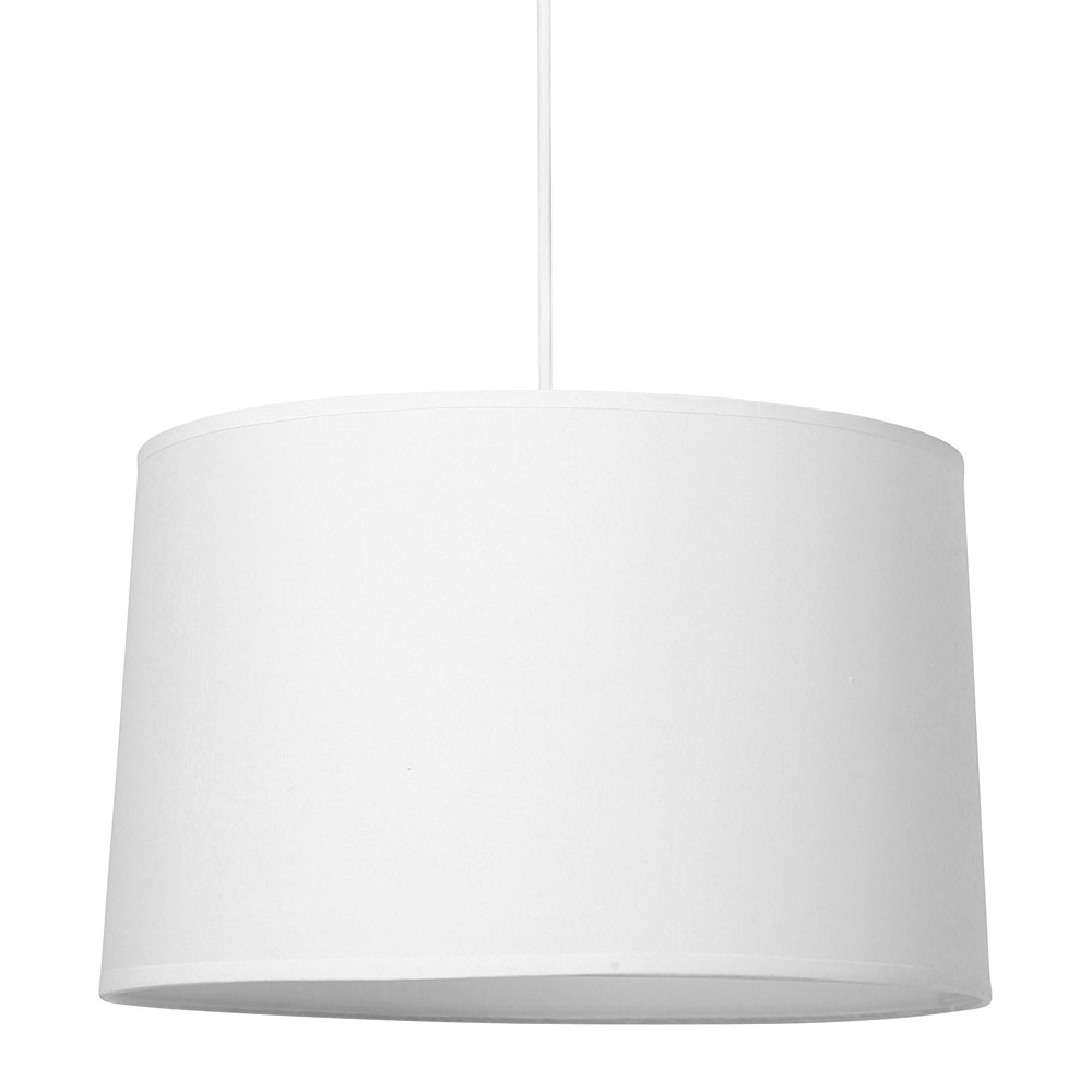 Suspension Cylindrique Blanche ∅ 45 cm - OSTARIA