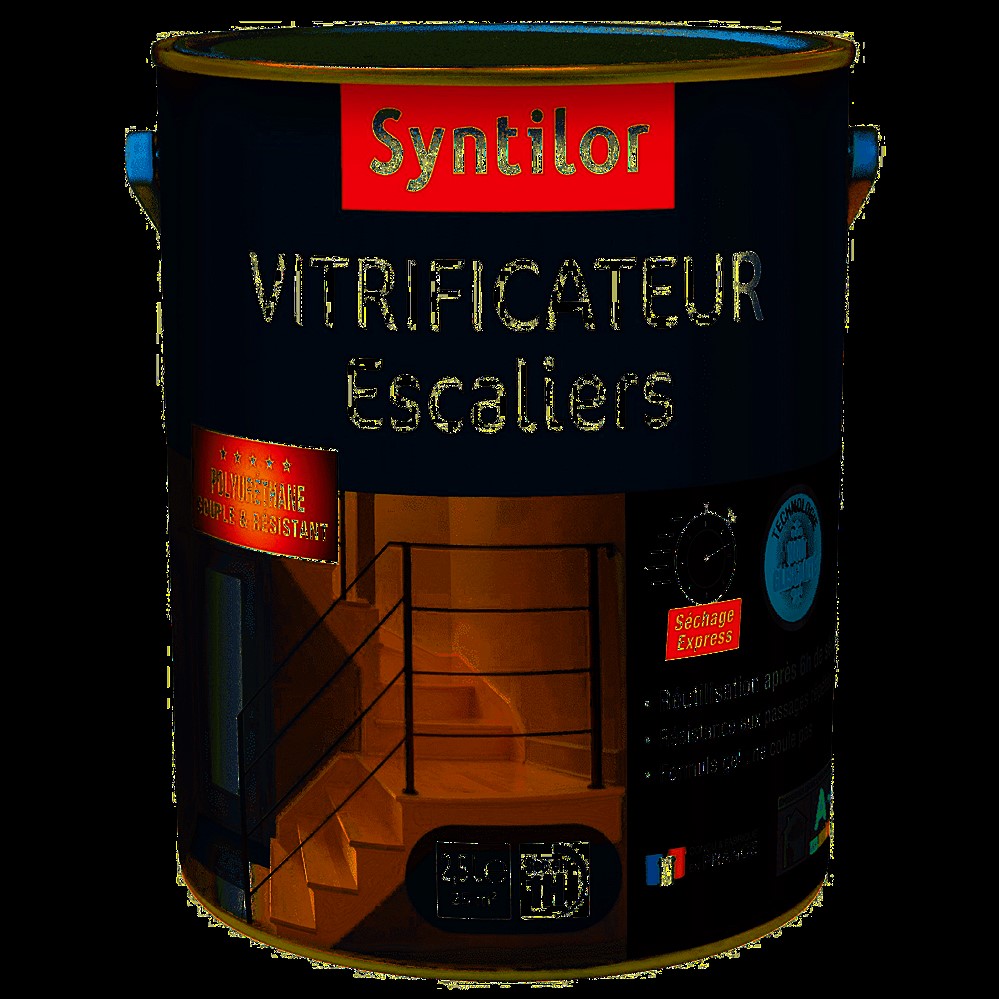 Vitrificateur d'escalier 2,5L satin chêne SYNTILOR