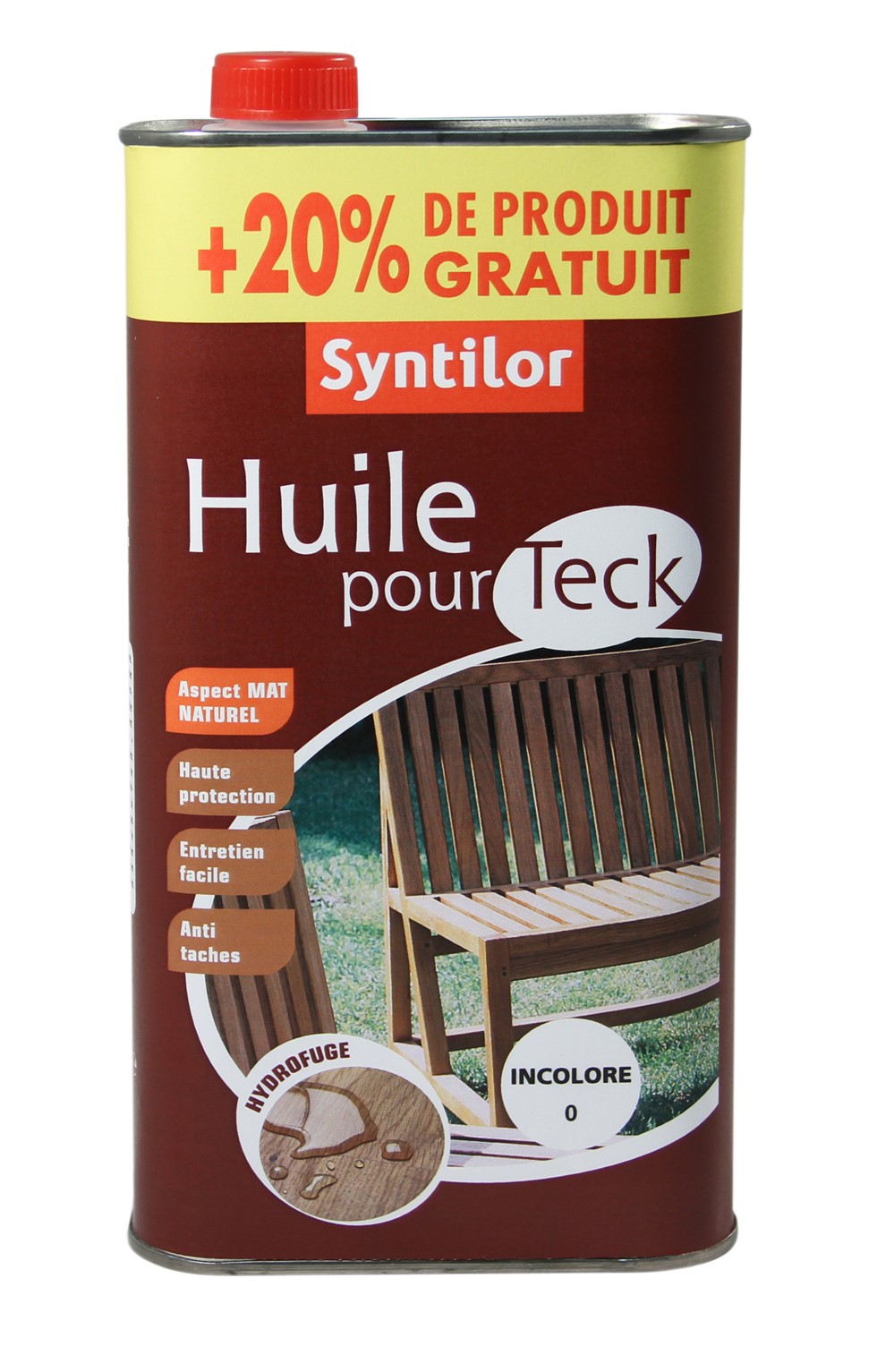 Huile pour teck 1L + 20% gratuit SYNTILOR