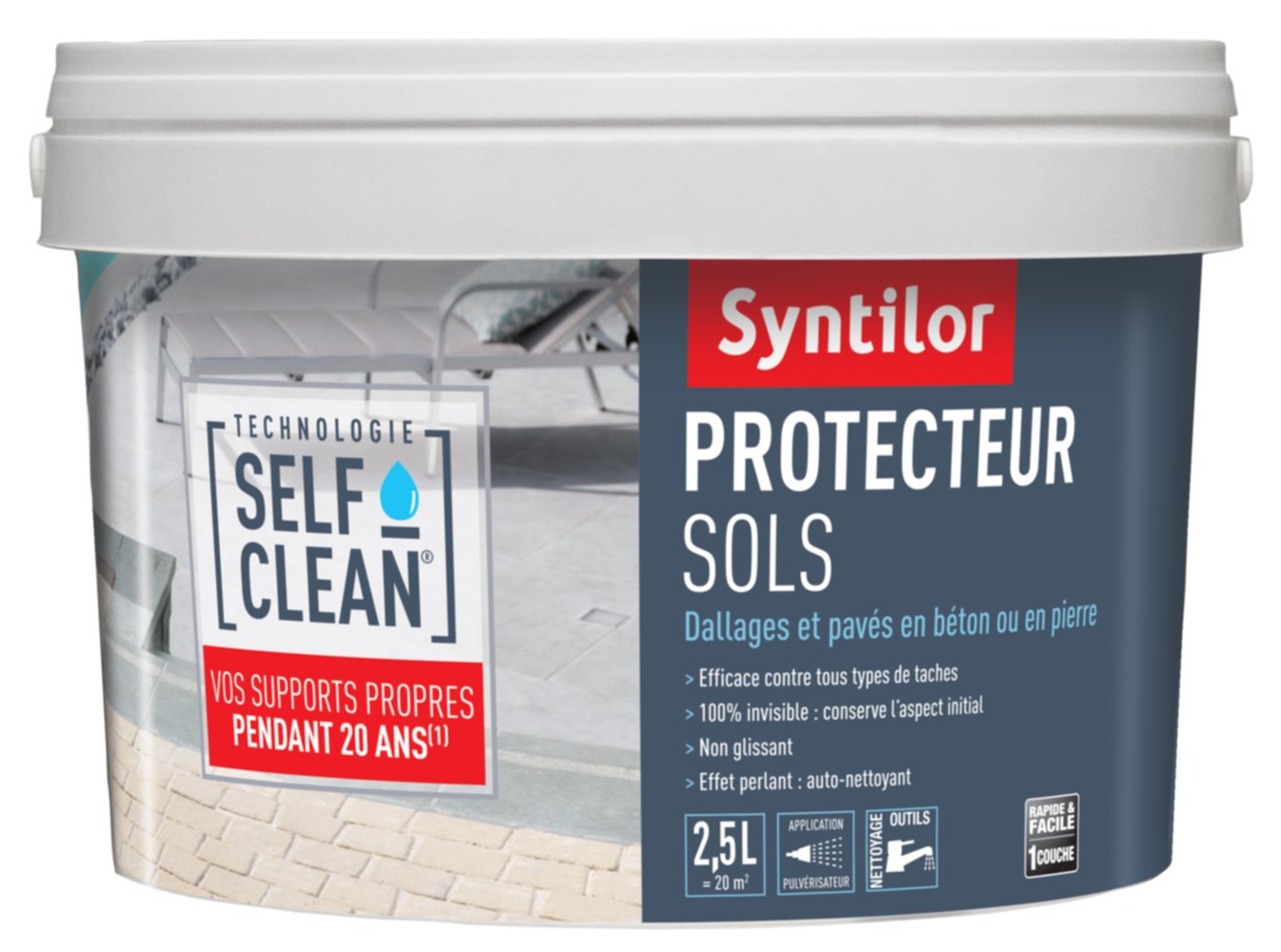 Protecteur Sols Self Clean 2,5L Incolore Syntilor