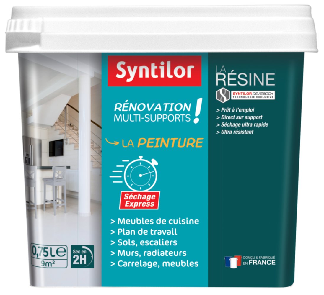 Rénovation Multi-Support 0L75 Poivre gris Syntilor