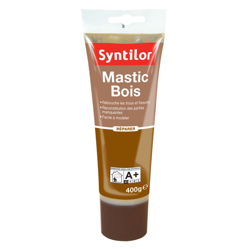 Mastic bois 400 g coloris bois clair - SYNTILOR