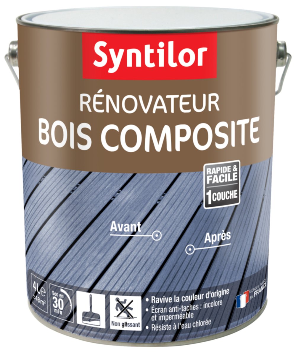 Rénovateur Bois Composite 4L Syntilor