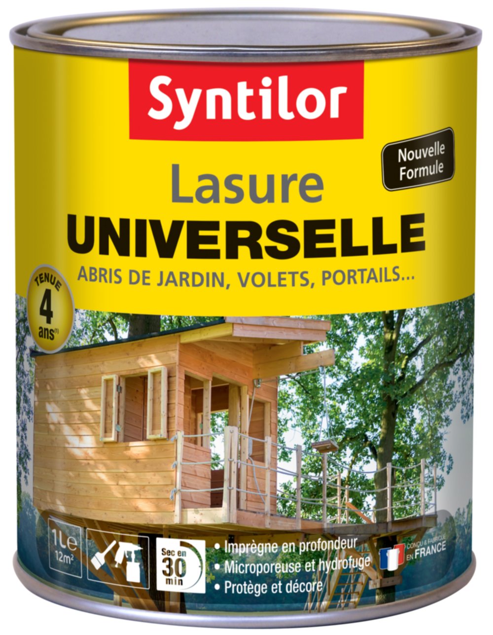 Lasure Universelle 4 ans 1L Gris Syntilor