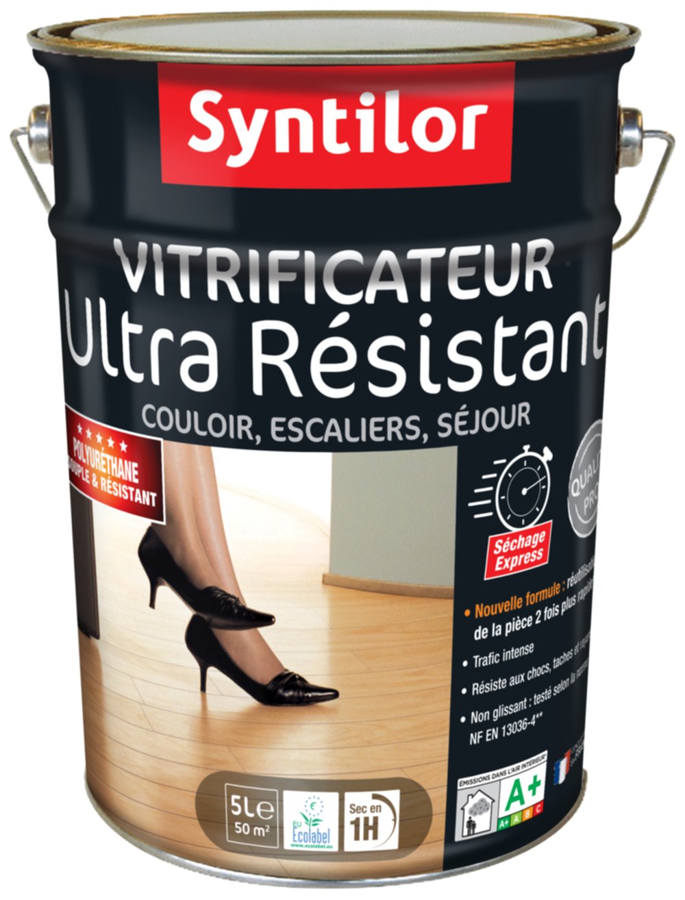 Vitrificateur Ultra Résistant 5L Cire Naturel Syntilor