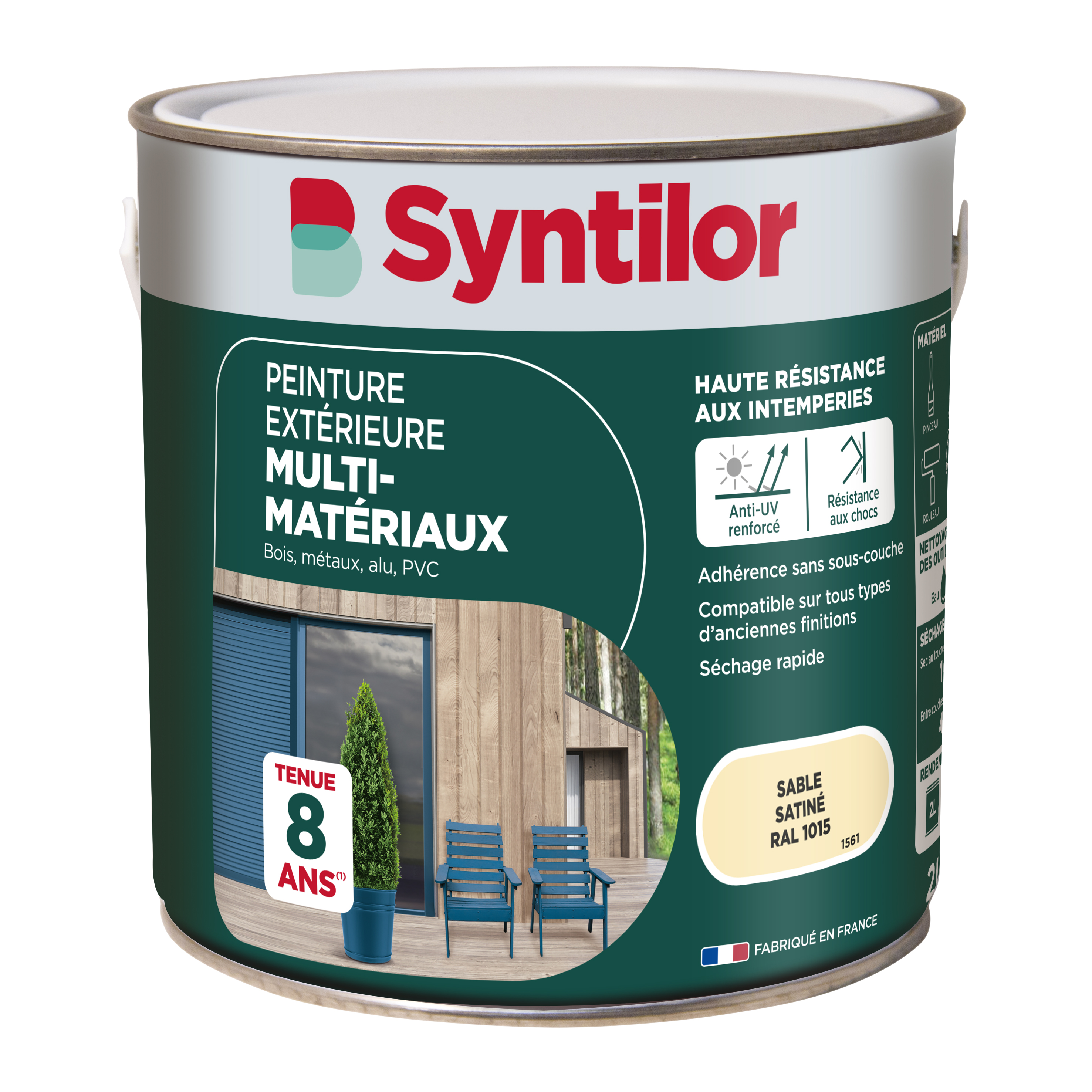 Peinture extérieure multimatériaux 2L sable - SYNTILOR