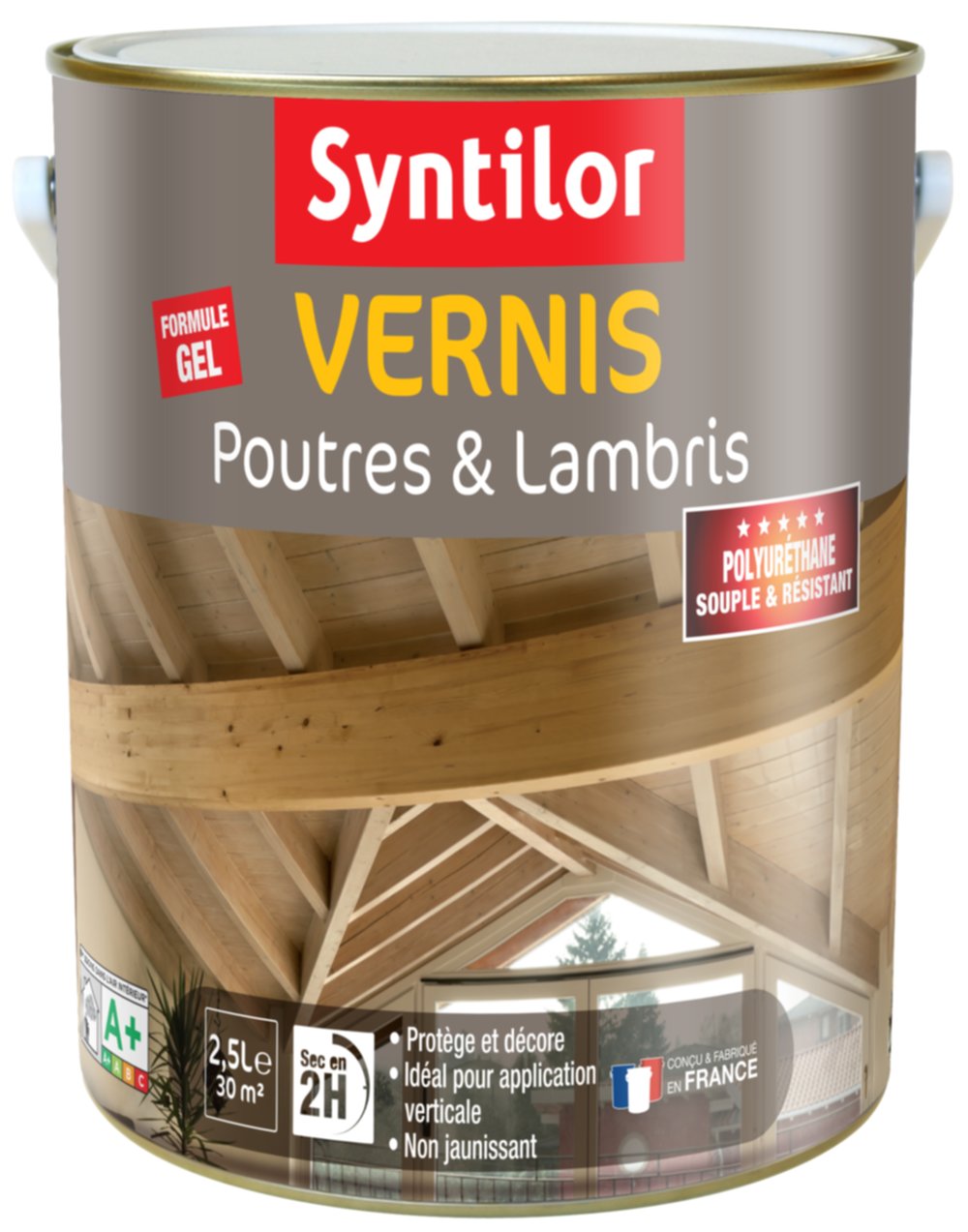 Vernis Poutres et Lambris 2,5L Incolore Syntilor