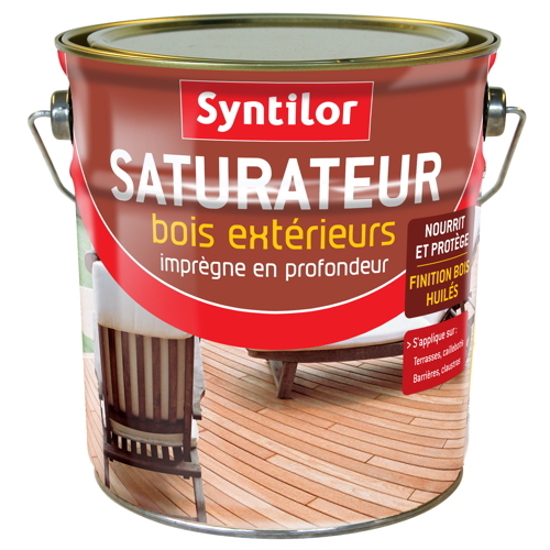 Saturateur bois extérieurs 2,5L incolore