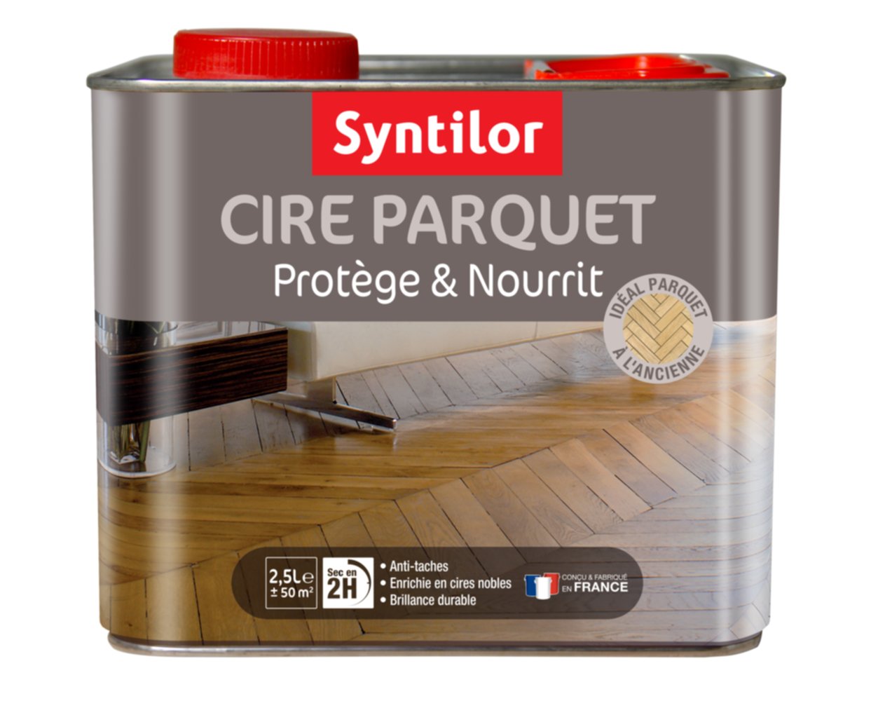Cire Liquide Parquet 2,5L Incolore Syntilor