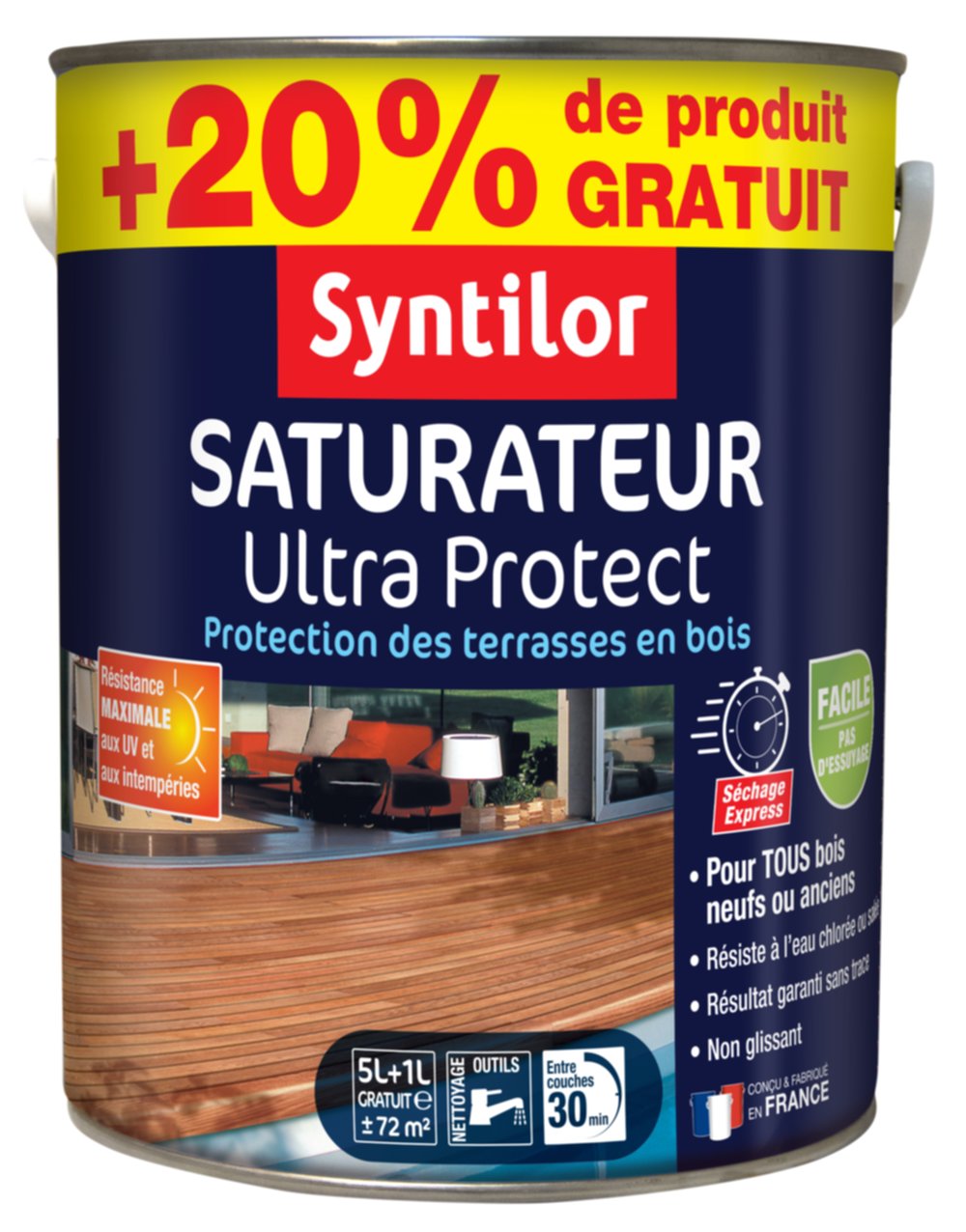 Saturateur Ultra Protect 5L+20% Chocolat Syntilor