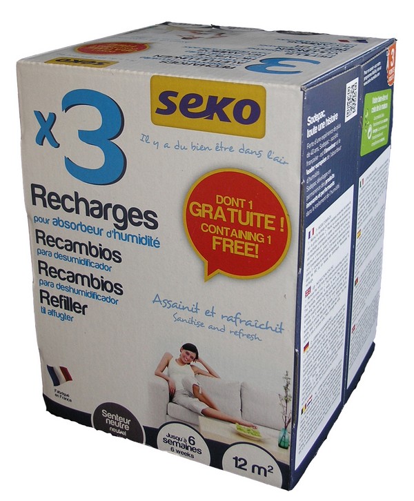 Lot de 3 recharges sachets de 350g neutre