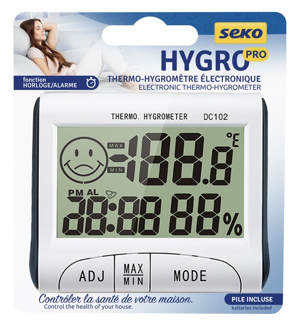 Hygromètre thermomètre électronique pro seko