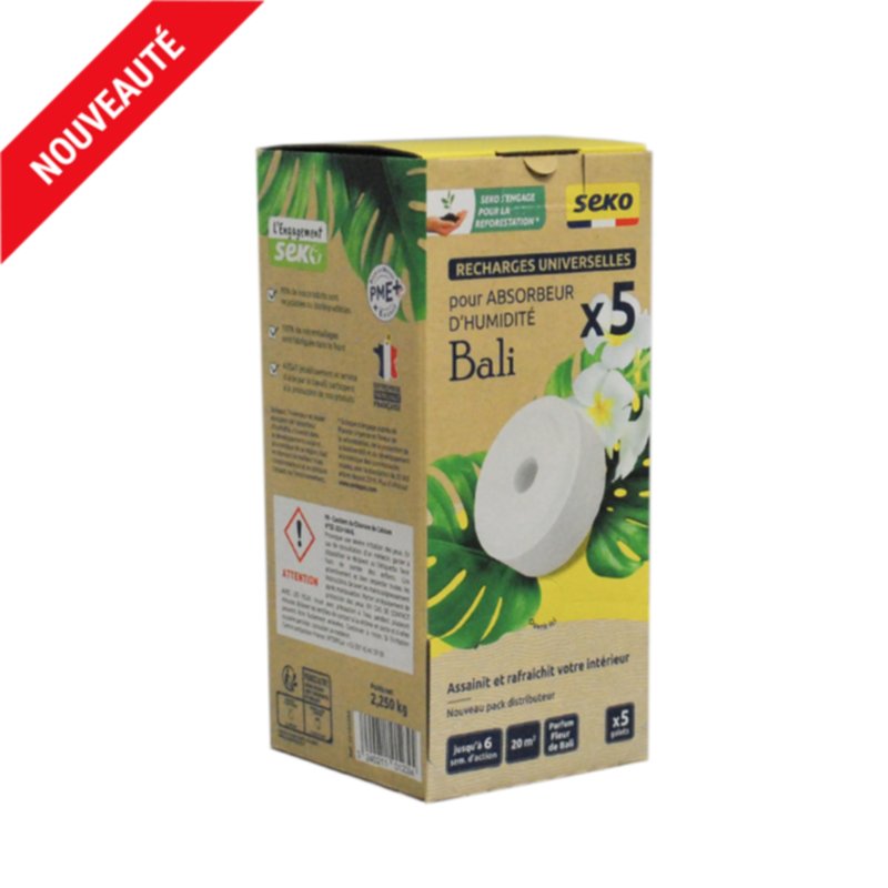 5 galets senteur Fleur de Bali 450gr - SEKO