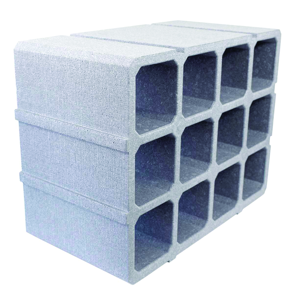 Casier rangement 12 bouteilles Néops 33,5x44x23cm Gris - DUHALLE