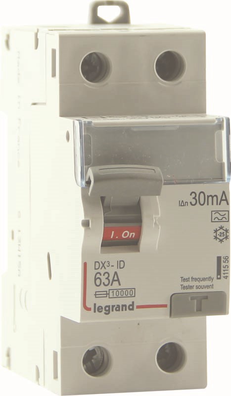 Interrupteur différentiel dx3-id 2p 63a a 30ma