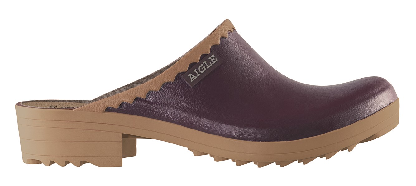 Sabot victorine aubergine/n 41