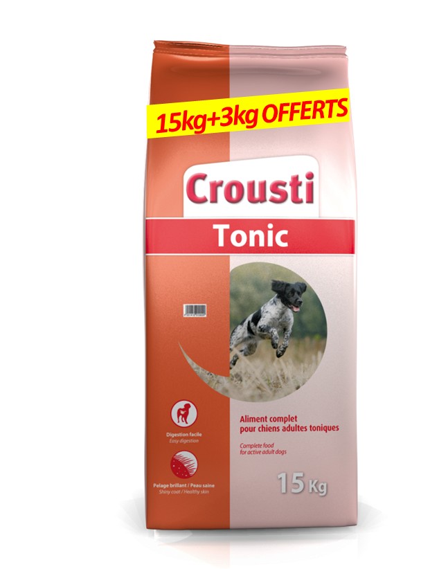 Croquette Chien Tonic 18kg - CROUSTI