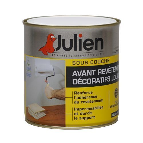 Sous-couche avant revêtements décoratifs lourds 0,5L Blanc M