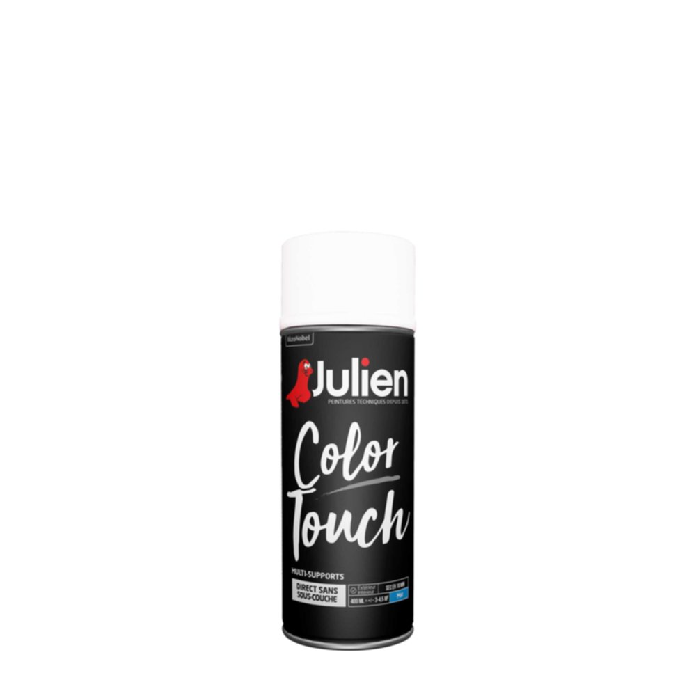 Peinture aérosol Multi-supports Color Touch Blanc Neige Mat 400ml - JULIEN