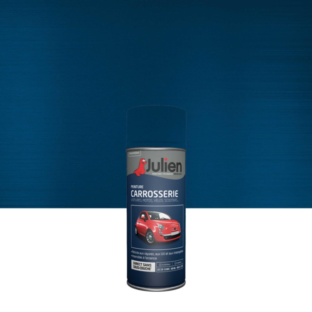 Peinture aérosol Carrosserie Métallisé Bleu Nacre 400ml - JULIEN