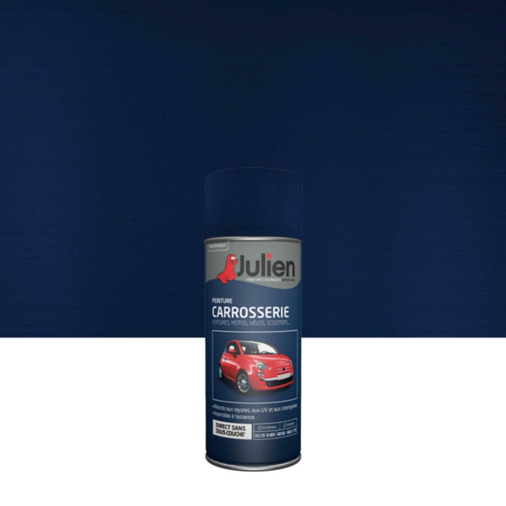 Peinture aérosol Carrosserie Métallisé Bleu Nuit 400ml - JULIEN