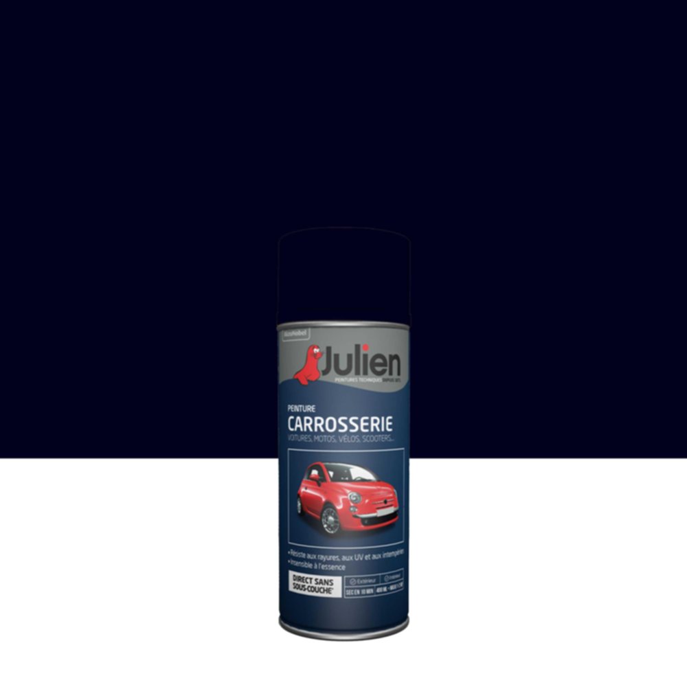 Peinture aérosol Carrosserie Bleu Fonce Brillant 400ml - JULIEN