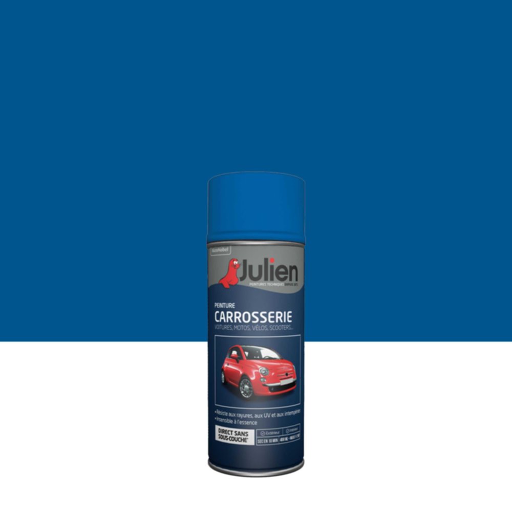 Peinture aérosol Carrosserie Bleu Ciel Brillant 400ml - JULIEN