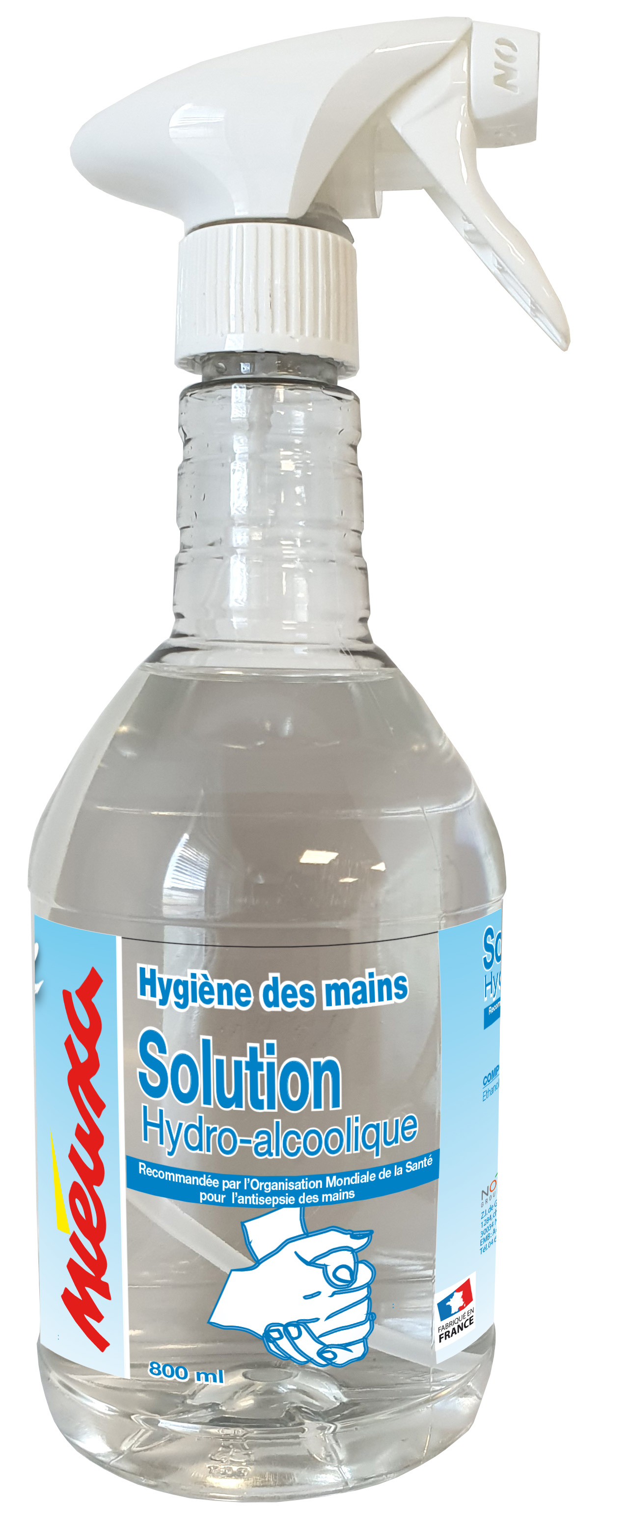 Solution hydroalcoolique pulvérisateur 800ml