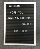 Letter board 40x50cm