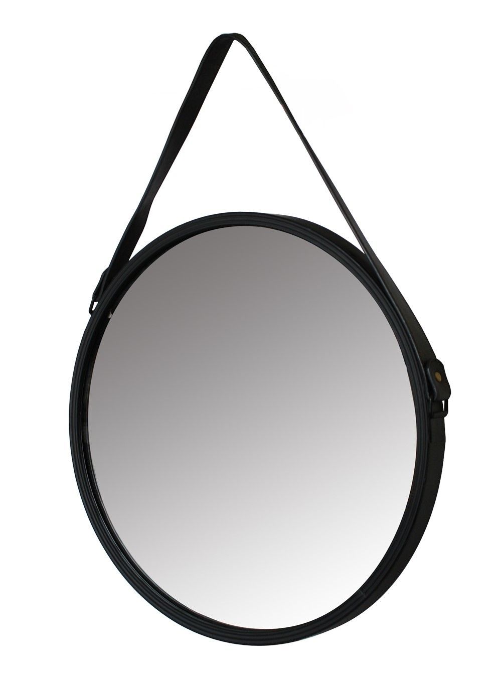 Miroir Barbier noir diamètre 55CM