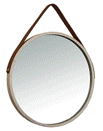 Miroir Barbier Scandinave Ø41cm