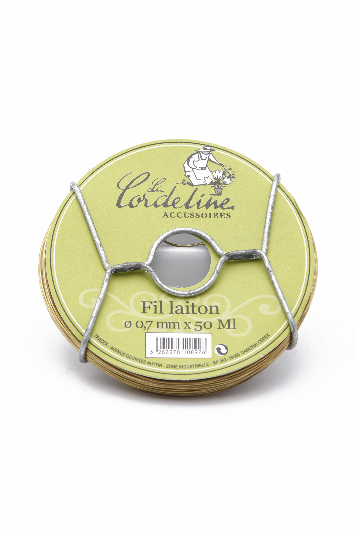 Bobinot fil laiton ø0.7mm ±50m