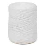 Lien textile extensible en coton couleur blanc +/- 100 m